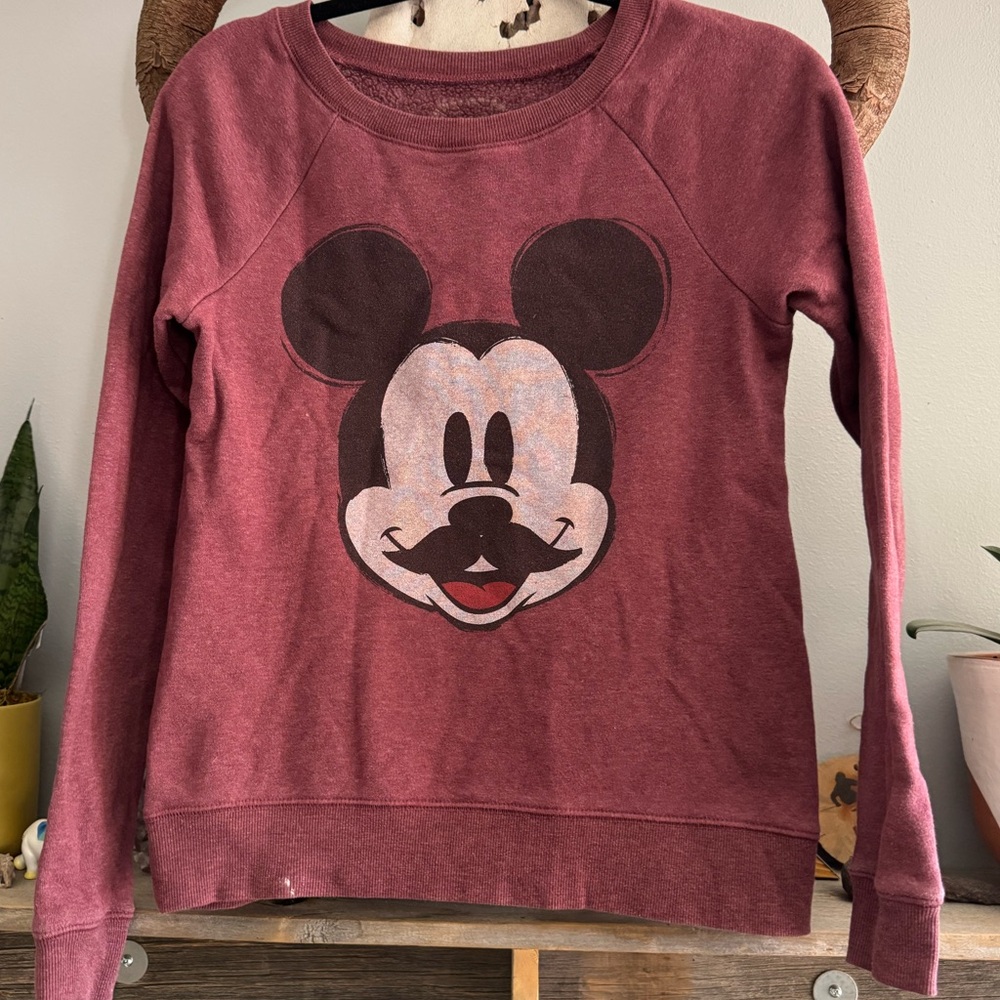 Mustache Mickey sweatshirt